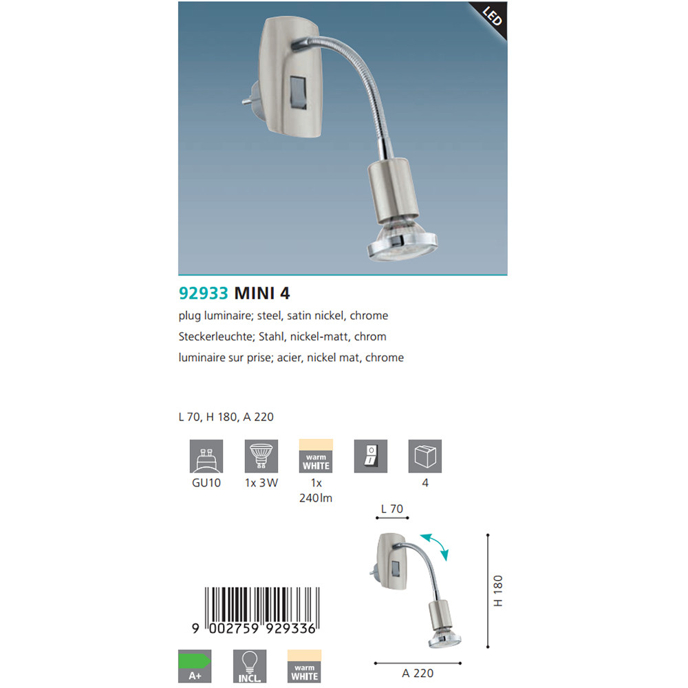 Бра MINI 4 (92933), EGLO - Зображення 92933--.jpg