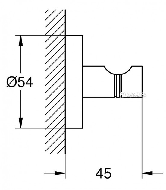 Гачок Essentials (40364001), Grohe - Зображення 92983-40364001_2.jpg