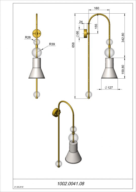 Бра ARCH (9302-6), Pikart - Зображення 9302-6--.jpg