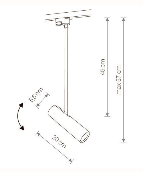 Трековый светильник PROFILE EYE SUPER WHITE A (9324), Nowodvorski - Зображення 9324--.jpg