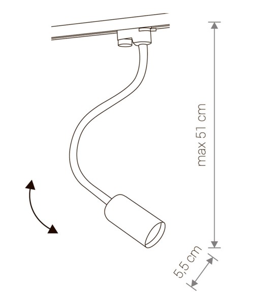 Трековий світильник PROFILE EYE FLEX BLACK (9332), Nowodvorski - Зображення 9332--.jpg