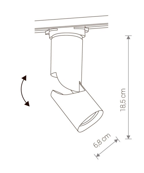 Трековий світильник PROFILE SHOW LED WHITE 12W (9423), Nowodvorski - Зображення 9423--.jpg