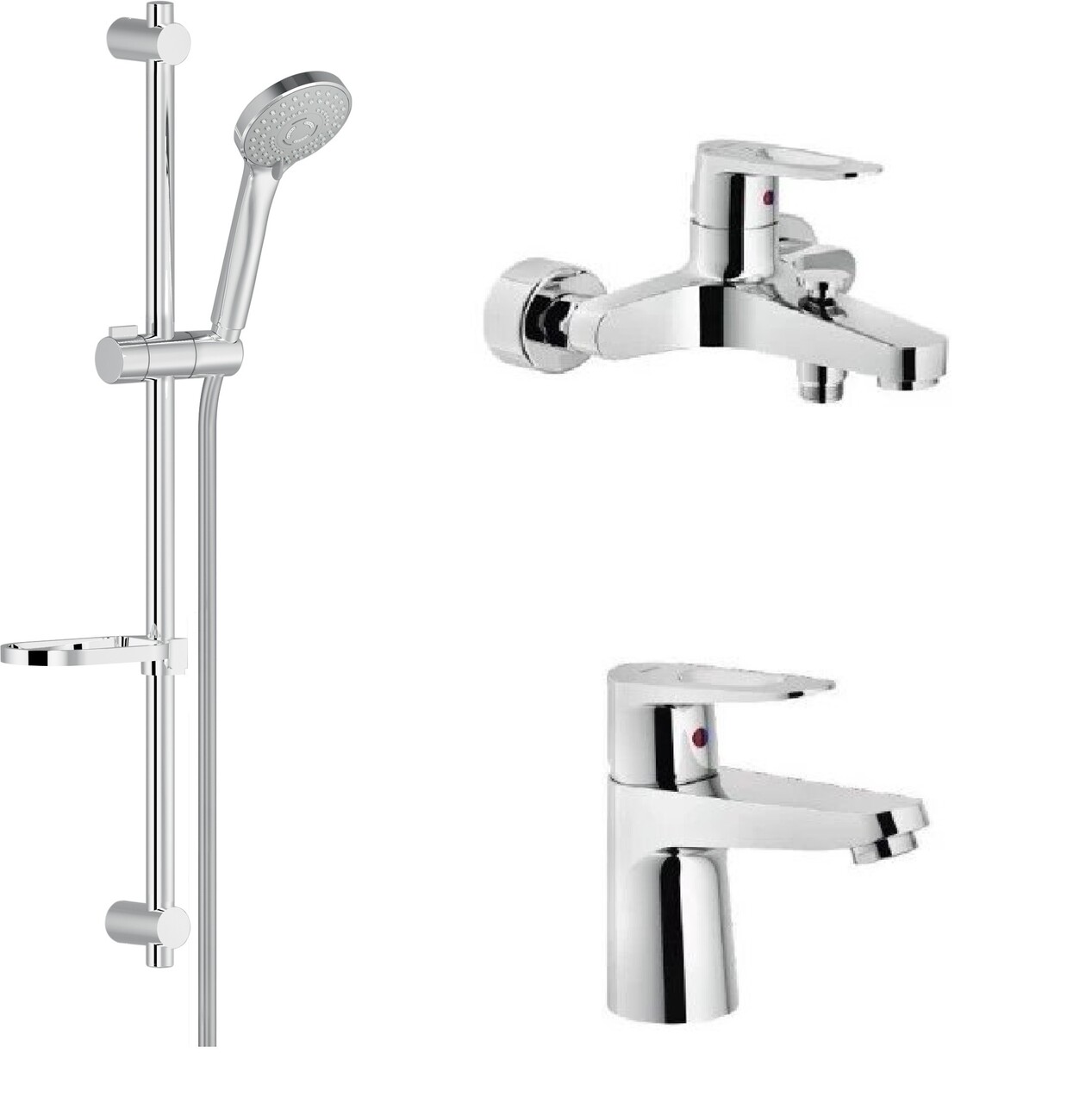 Набір змішувачів для ванни 3 в 1 Elba EL114001CR Nobili - Зображення 94525586-817b9.jpg