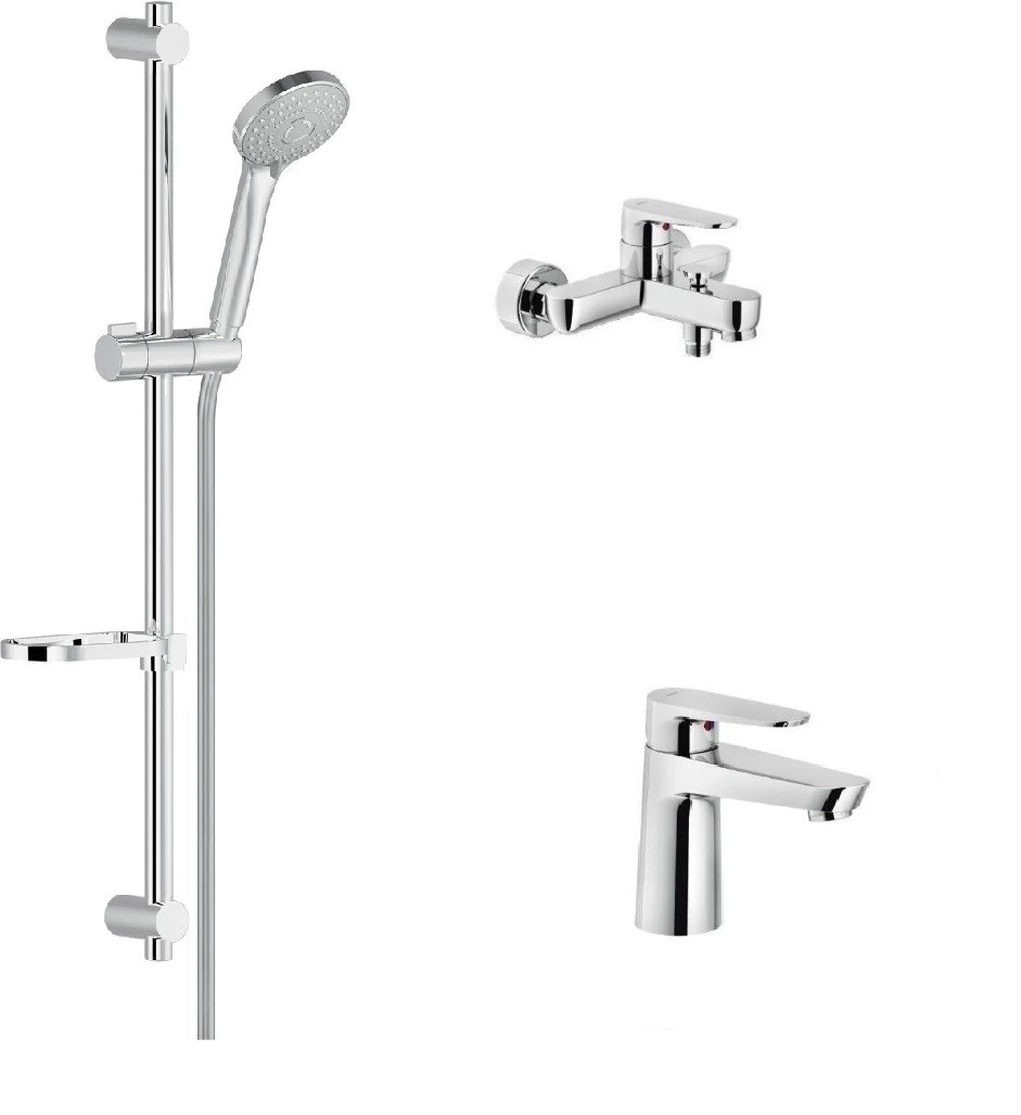 Набір змішувачів для ванни 3 в 1 Portofino PO112001CR Nobili - Зображення