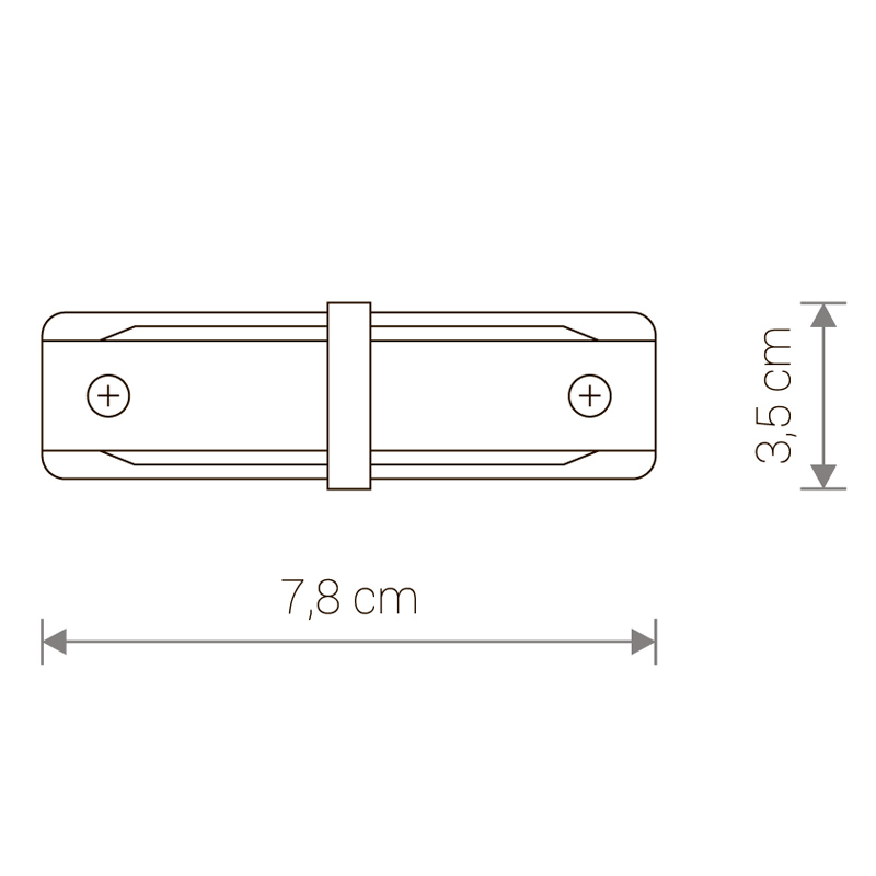 Конектор PROFILE STRAIGHT CONNECTOR BLACK (9453), Nowodvorski - Зображення 9453--.jpg