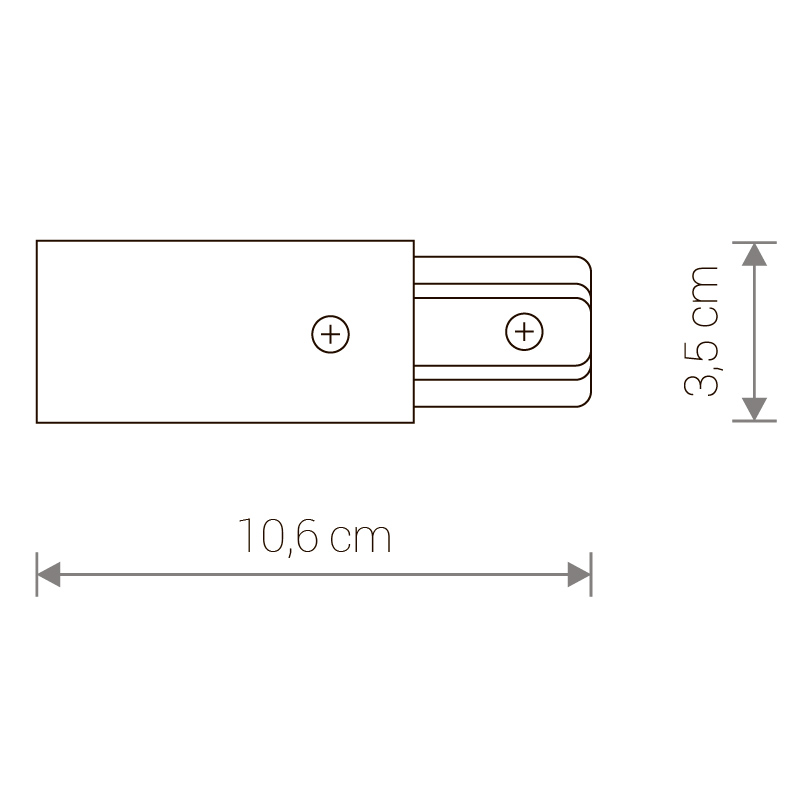 Ввід живлення PROFILE POWER END CAP BLACK (9463), Nowodvorski - Зображення 9463--.jpg