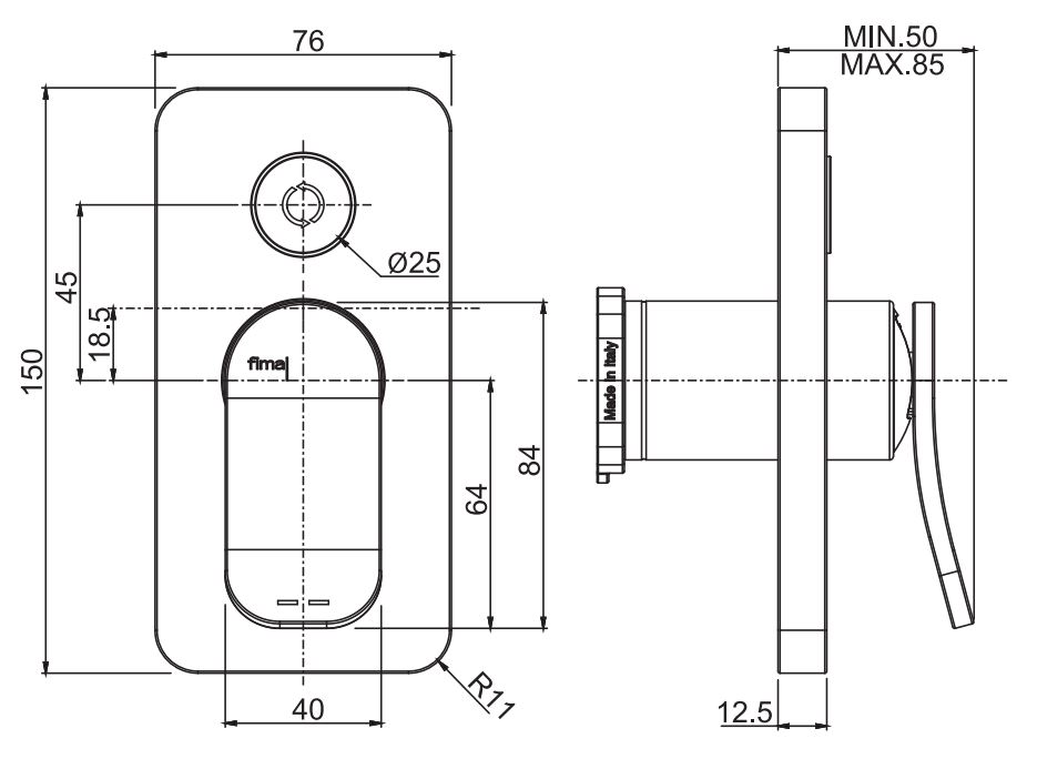Змішувач для душу Flo F3809E2CR Fima - Зображення 95031833-1b8af.jpg