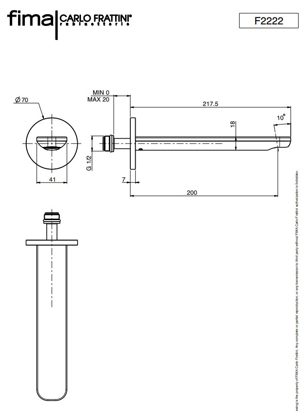 Вилив для ванни Wellness F2222CR Fima - Зображення 95076149-aadd3.jpg