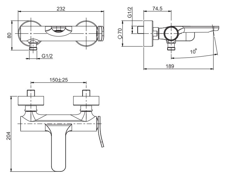 Змішувач для ванни Flo F3804-1CR Fima - Зображення 95076151-6dac1.jpg