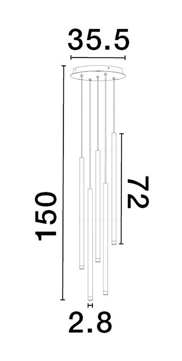 Люстра DANDIA (9540203), Nova Luce - Зображення 9540203-.jpg