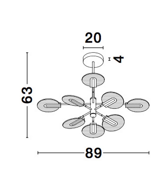 Люстра GENTI (9545408), Nova Luce - Зображення 9545408-.jpg