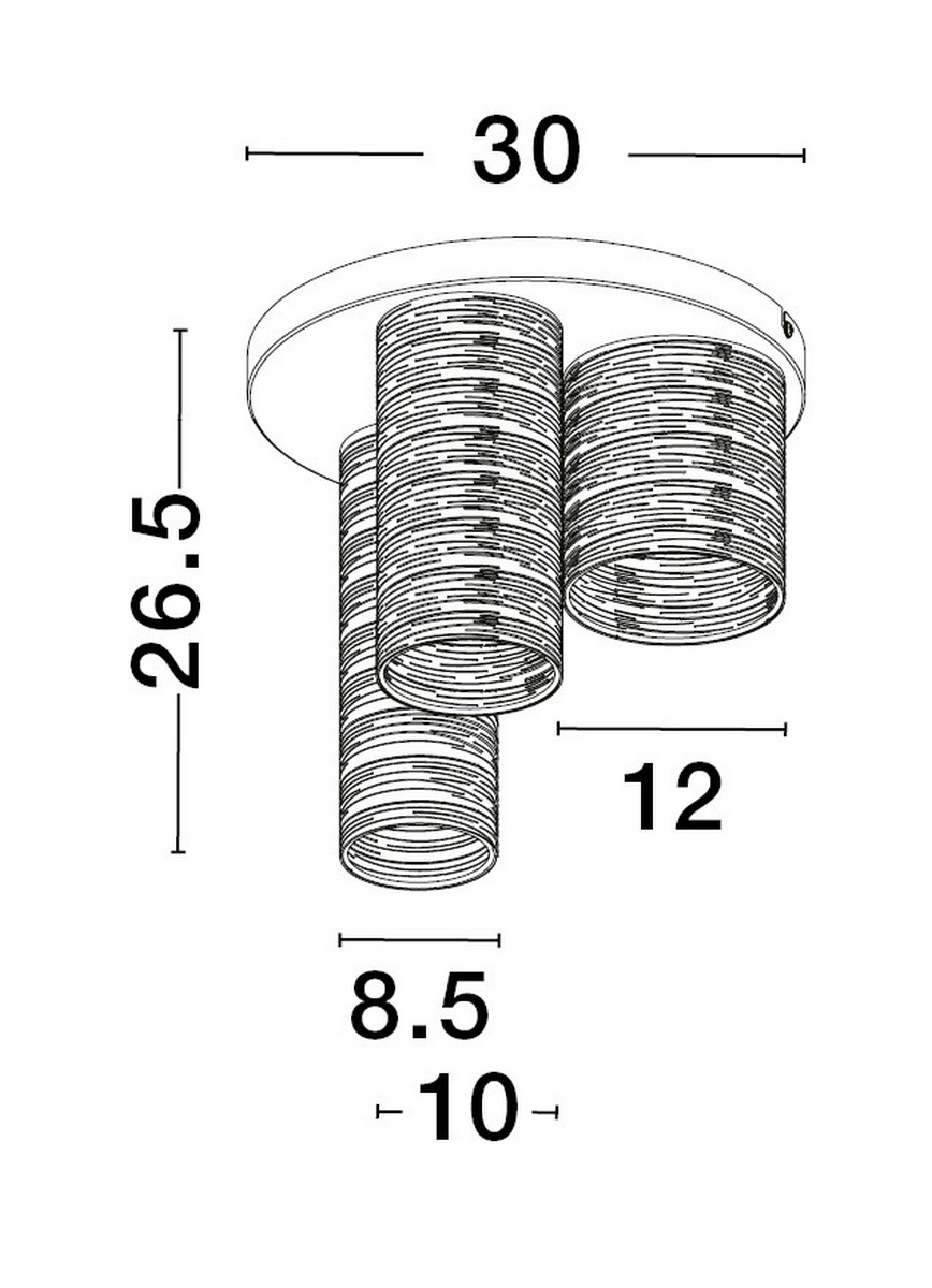 Люстра ZANE (9555811), Nova Luce - Зображення 9555811-.jpg
