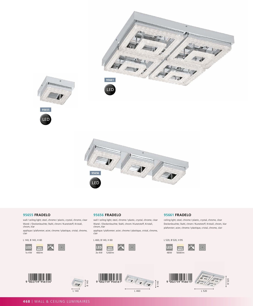 Світильник FRADELO LED (95655), EGLO - Зображення 95655-.jpg