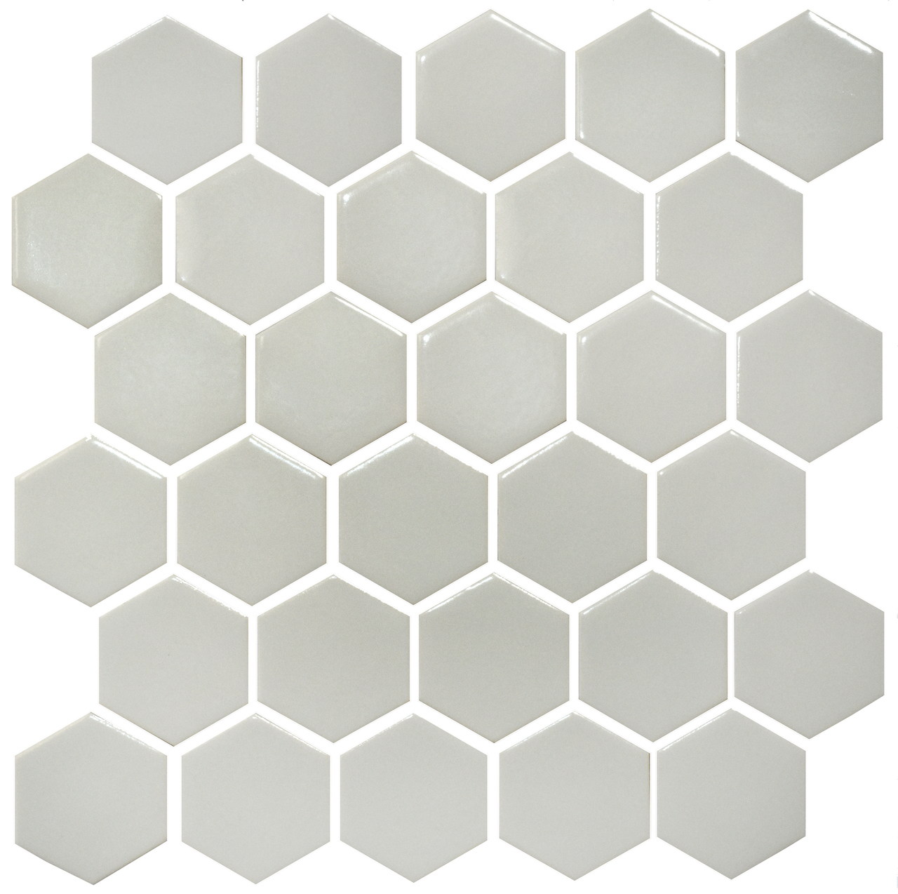 Мозаїка H 6014 Hexagon Light Grey 295×295x9 Котто Кераміка - Зображення
