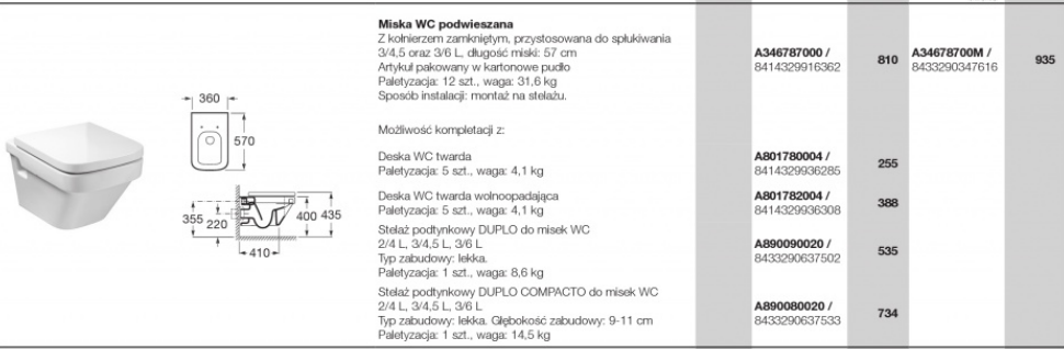 Унитаз подвесной Dama-N (A346787000), Roca - Зображення 956ed-n-unitaz-pidvisniy-570mm-a346787000-vvvvv.png