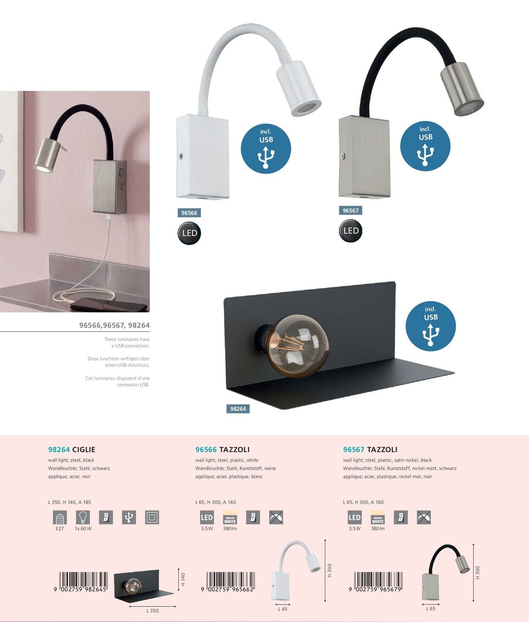 Бра TAZZOLI (96566), EGLO - Зображення 96566-.jpg