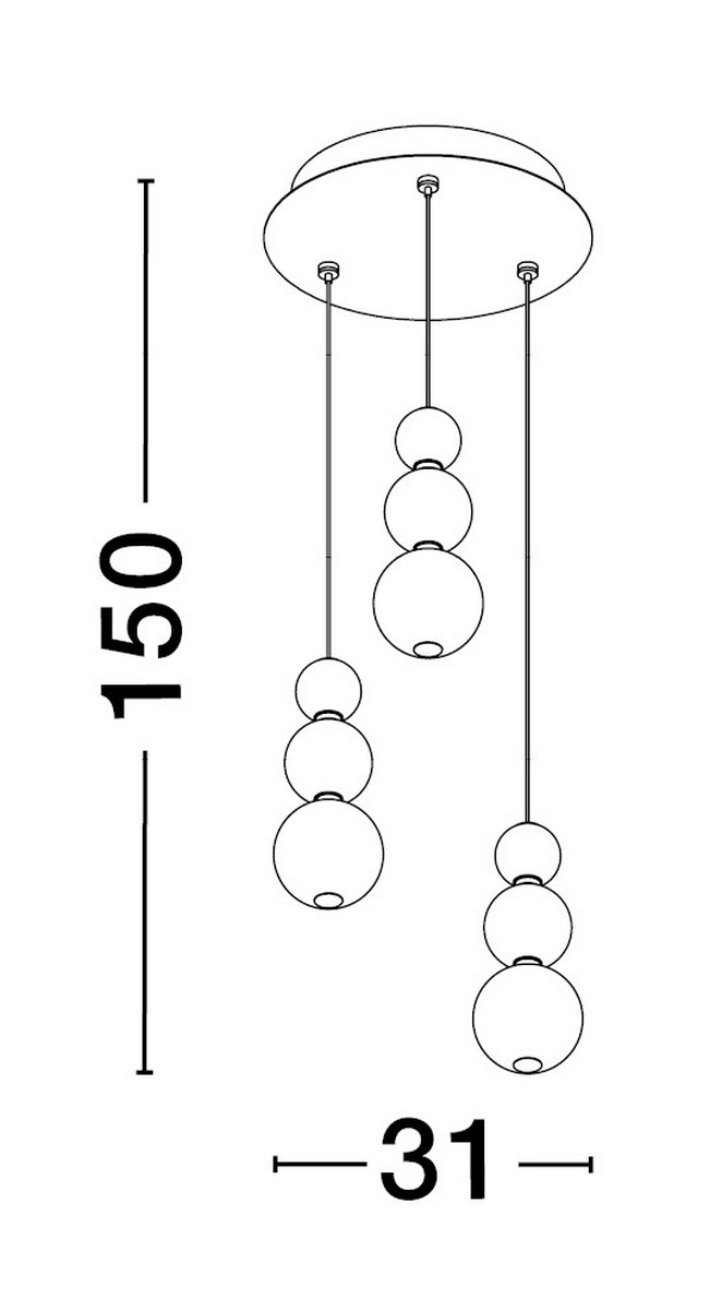 Люстра PERLA (9695242), Nova Luce - Зображення 9695242-.jpg