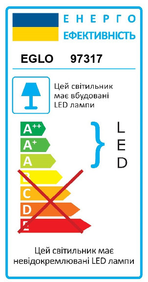 Люстра CANICOSA 1 (97317), EGLO - Зображення 97317--.jpg