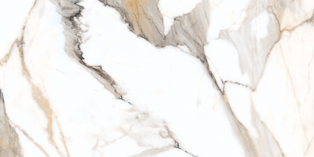 Плитка керамогранітна Dorado White RECT SAT 598x1198x8 Cersanit - Зображення