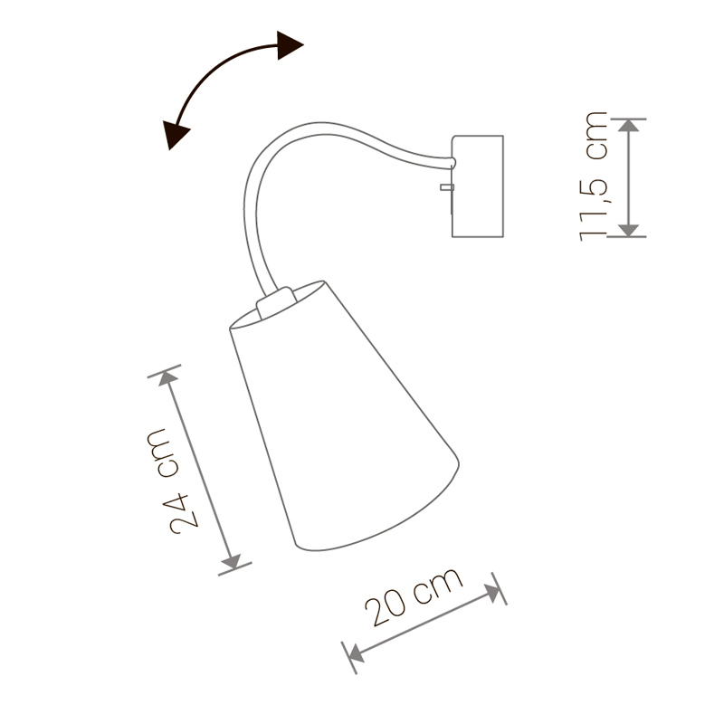 Бра FLEX SHADE BLACK I (9758), Nowodvorski - Зображення 9758-.jpg