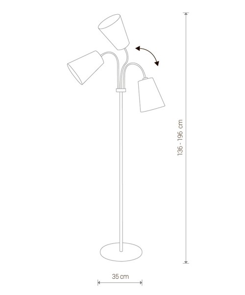 Торшер FLEX SHADE WHITE III FL (9760), Nowodvorski - Зображення 9760-.jpg