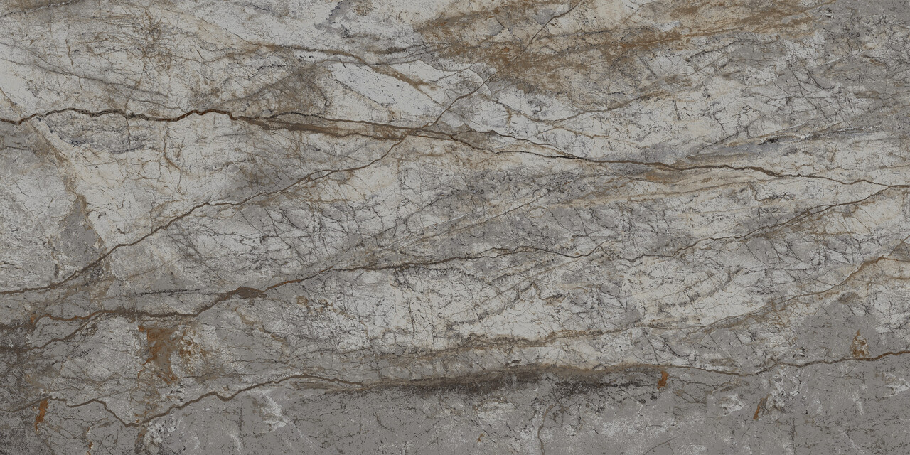 Плитка керамогранитная Ritmo Темно-серый 600x1200x8 Intercerama - Зображення