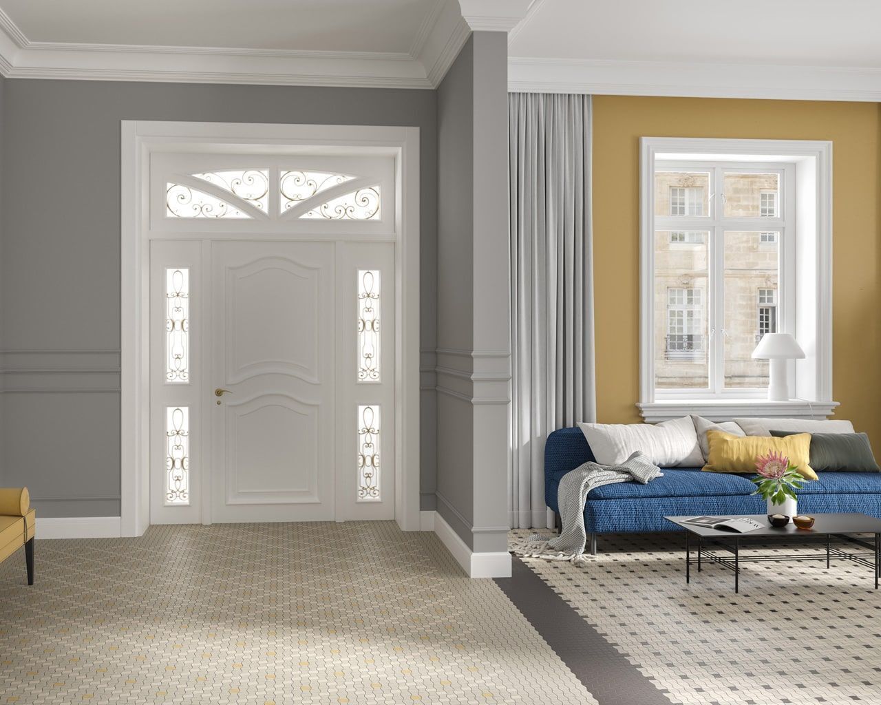 Мозаїка Modernizm Blue Mix 308,6x308,6x6 Paradyz - Зображення 98846339-41d5f.jpg