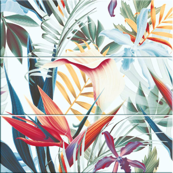 Декор Панно Цветы 750x750x10 Котто Керамика - Зображення 98de5-kvity_3.jpg