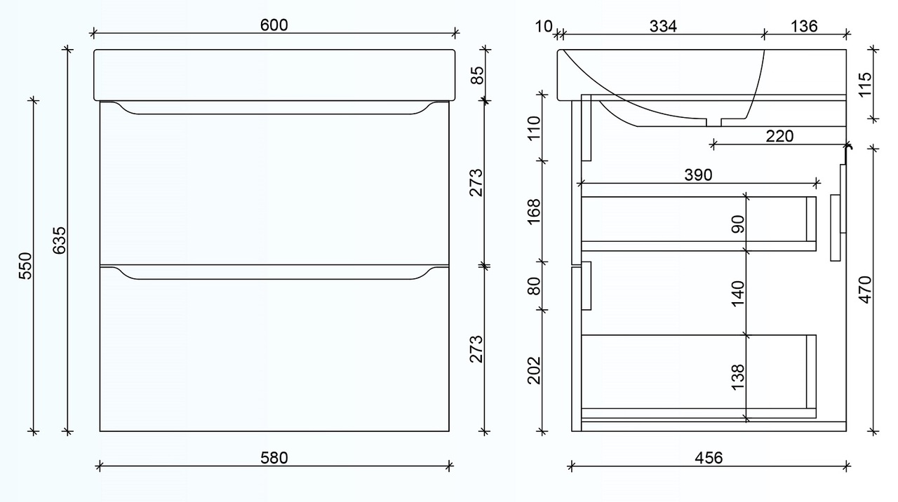 Шафка з умивальником 60 Smile Square Grey matt SM-60 ПС+500.229.01.1 Air-Line - Зображення 99051270-e8226.jpg