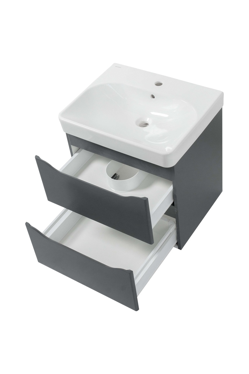 Шкафчик с умывальником 90 Smile Square Grey matt SM-90 ПС+500.251.01.1 Air-Line - Зображення 99053546-fee28.jpg