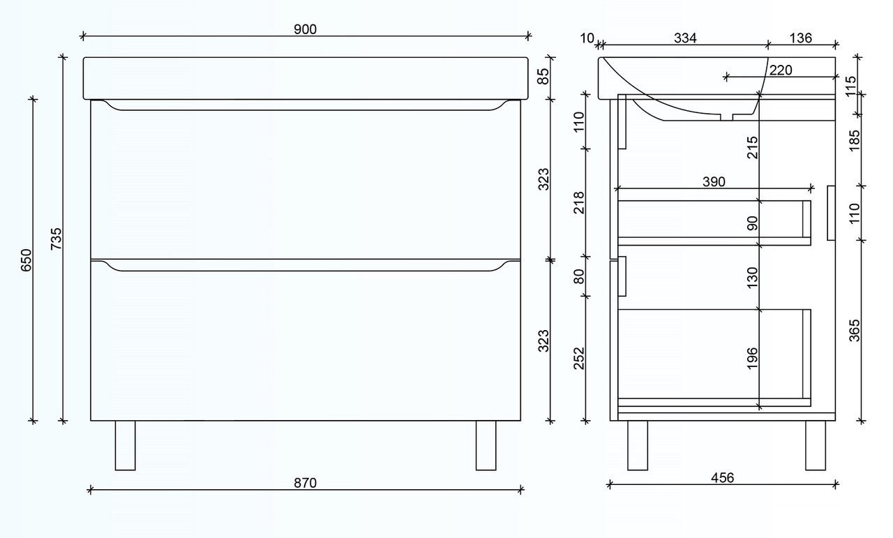 Шафка з умивальником 90 Smile Square Grey matt SM-90 НС+500.251.01.1 Air-Line - Зображення 99053550-19dcb.jpg