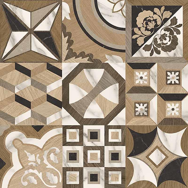 Плитка керамогранітна CSAIELMX20 Intarsi Elite Mix 200x200 Sant'agostino - Зображення