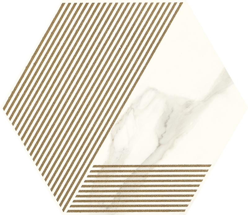 Декор Calacatta Hexagon A 171x198x9,4 Paradyz - Зображення