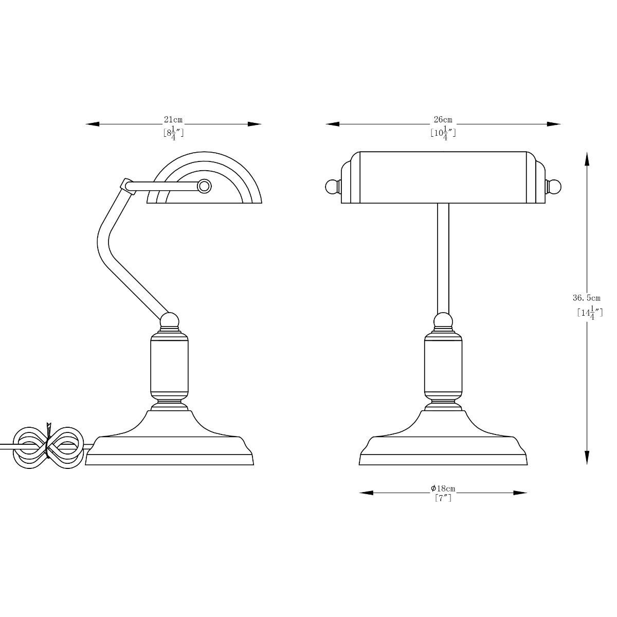 Настільна лампа ROMA (A2048GLD), Zuma Line - Зображення A2048-GLD-.jpg