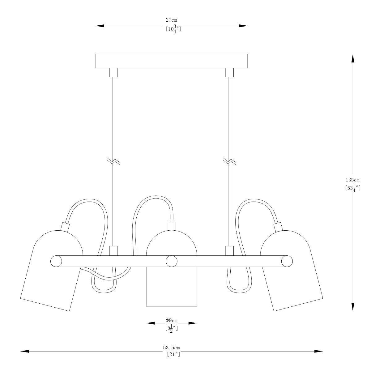 Люстра FATI (A8163-3A), Zuma Line - Зображення A8163-3A-.jpg