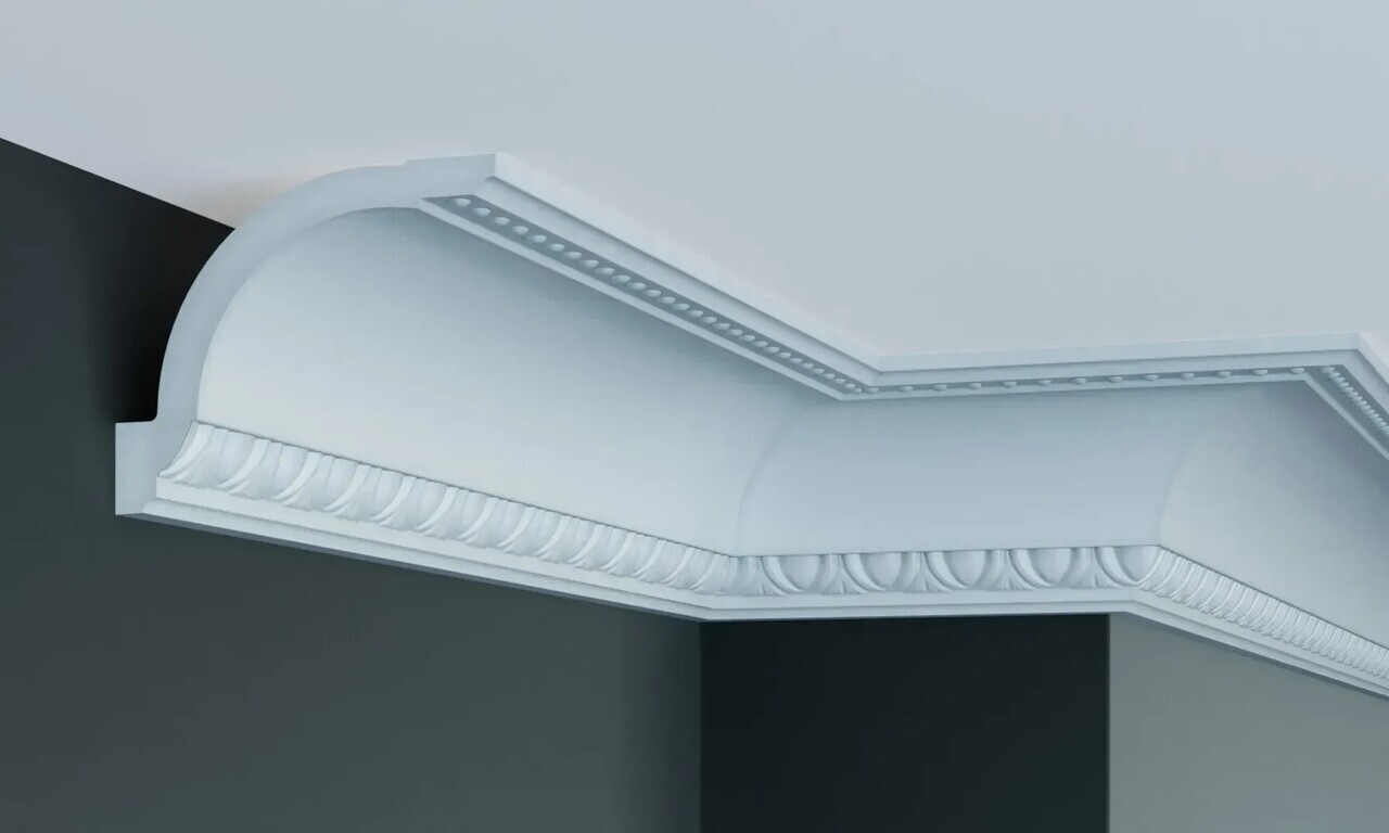Карниз поліуретановий Gaudi Decor (C 122 Flexi), ELITE DECOR - Зображення ATUI6W1_C_122_Flexi.jpg