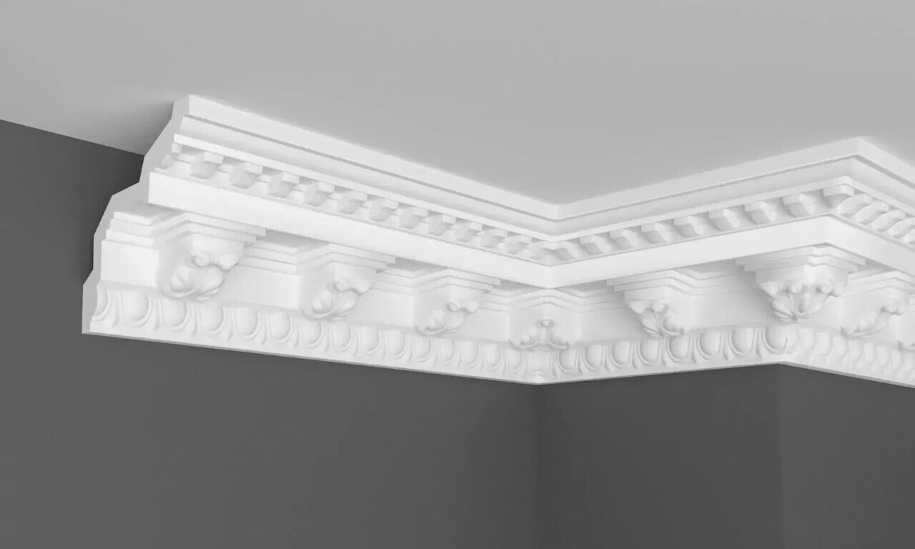 Карниз поліуретановий Gaudi Decor (C 139), ELITE DECOR - Зображення ATUI6W1_C_139.jpg