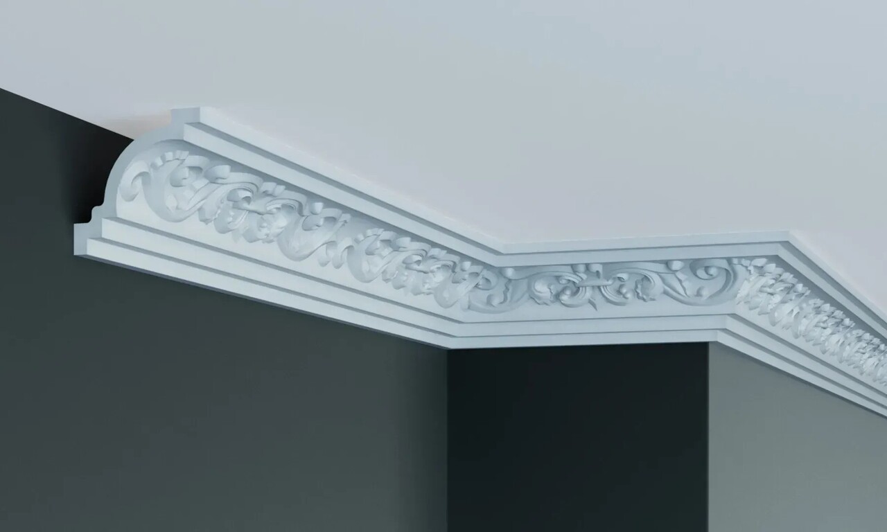 Карниз поліуретановий Gaudi Decor (C 173 Flexi), ELITE DECOR - Зображення