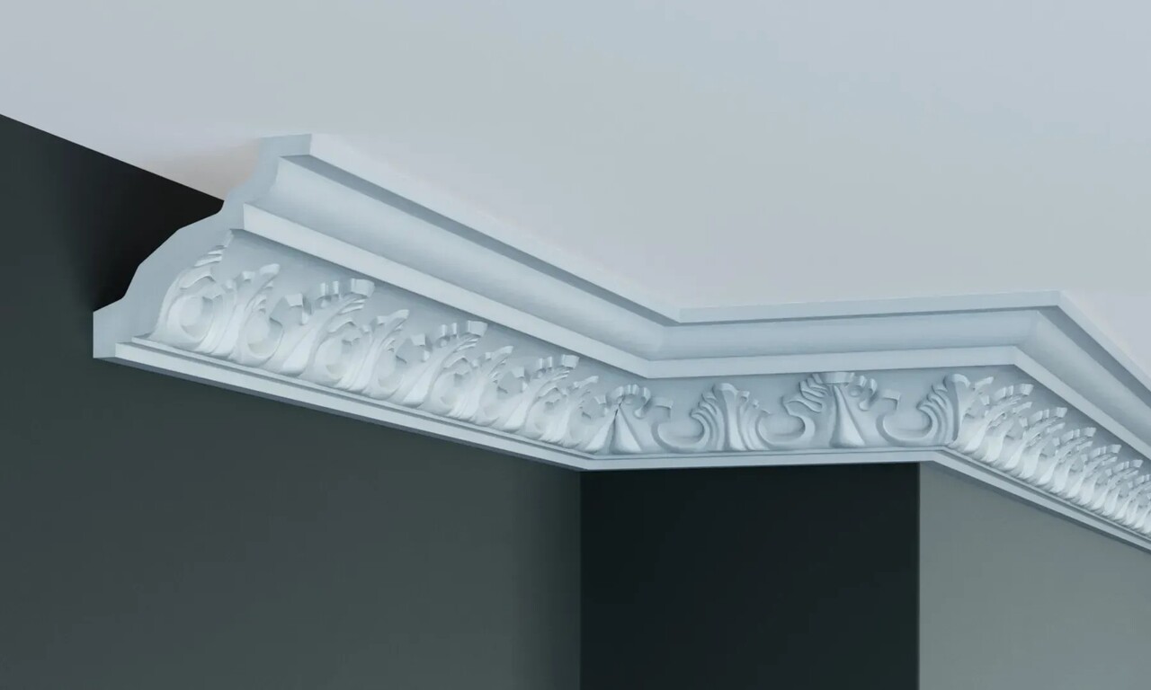 Карниз поліуретановий Gaudi Decor (C 177), ELITE DECOR - Зображення