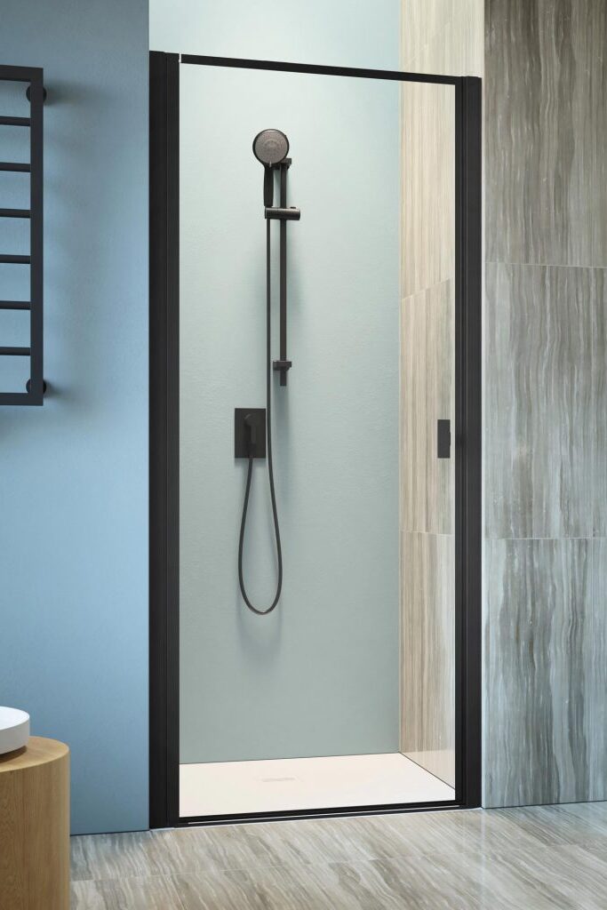 Душові двері NES Black DWJ I 80 Frame ліві RADAWAY - Зображення