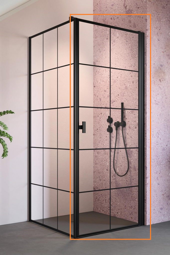 Душові двері NES Black KDJ I 80 Factory праві RADAWAY - Зображення BLACK-NES-KDJ-I-Factory_R.jpg