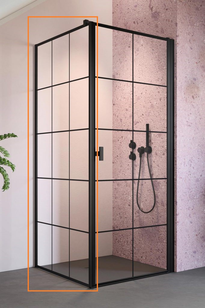 Бокова стінка NES Black S1 90 Factory, RADAWAY - Зображення