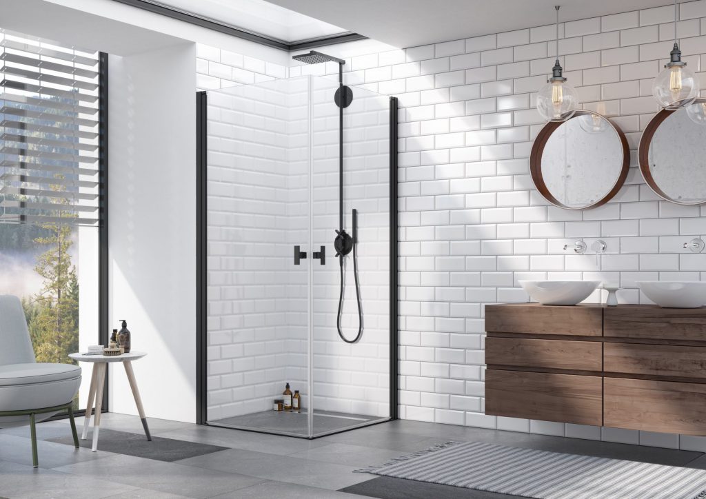 Душова кабіна (половина) Nes Black KDD I 80 ліва RADAWAY - Зображення BLACK_NES-KDD-.jpg