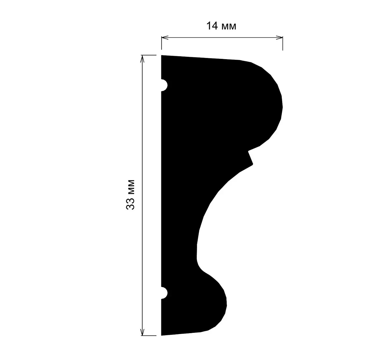 Молдинг полімерний Grand Decor (HCR 522), ELITE DECOR - Зображення BWV3POZ_HCR_522_(2м)-.jpg