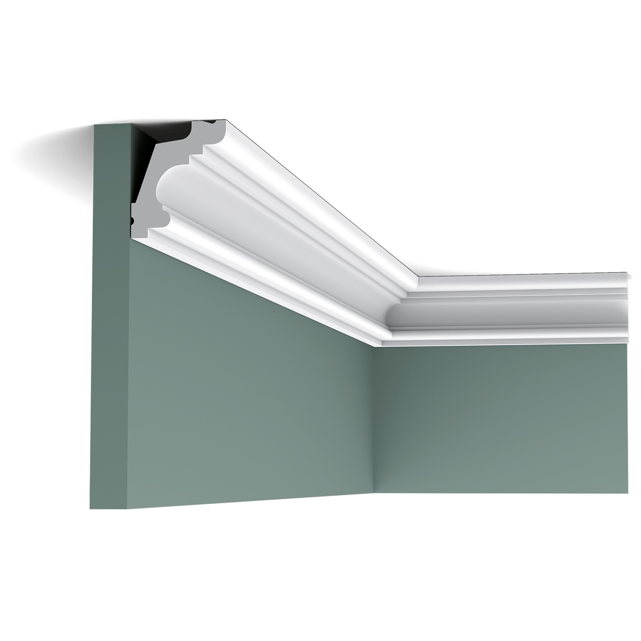 Карниз поліуретановий (C322F), Orac Decor - Зображення C322F.jpg