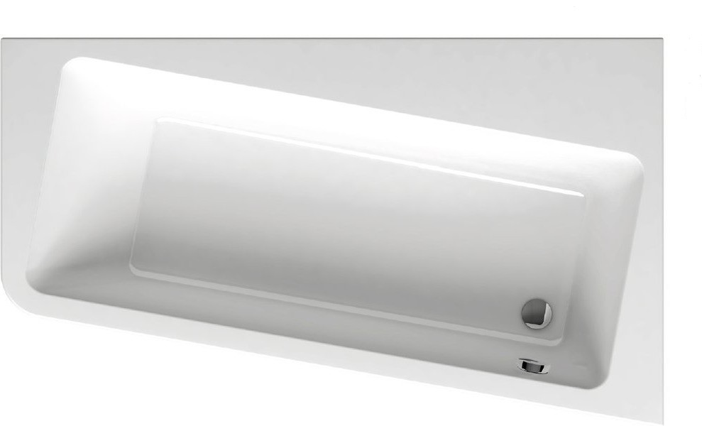 Ванна ассиметричная правая 10° 170x100 R, RAVAK - Зображення