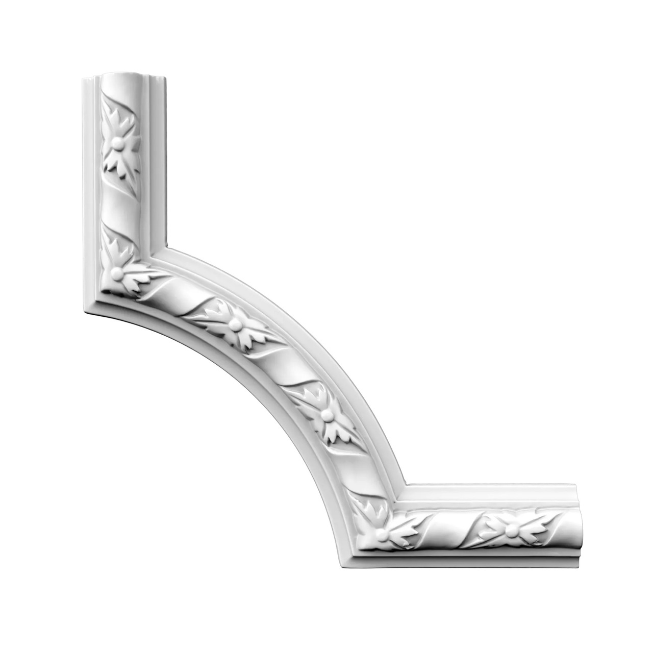 Угловой элемент молдинга полиуретановый Gaudi Decor (CF 3010A), ELITE DECOR - Зображення