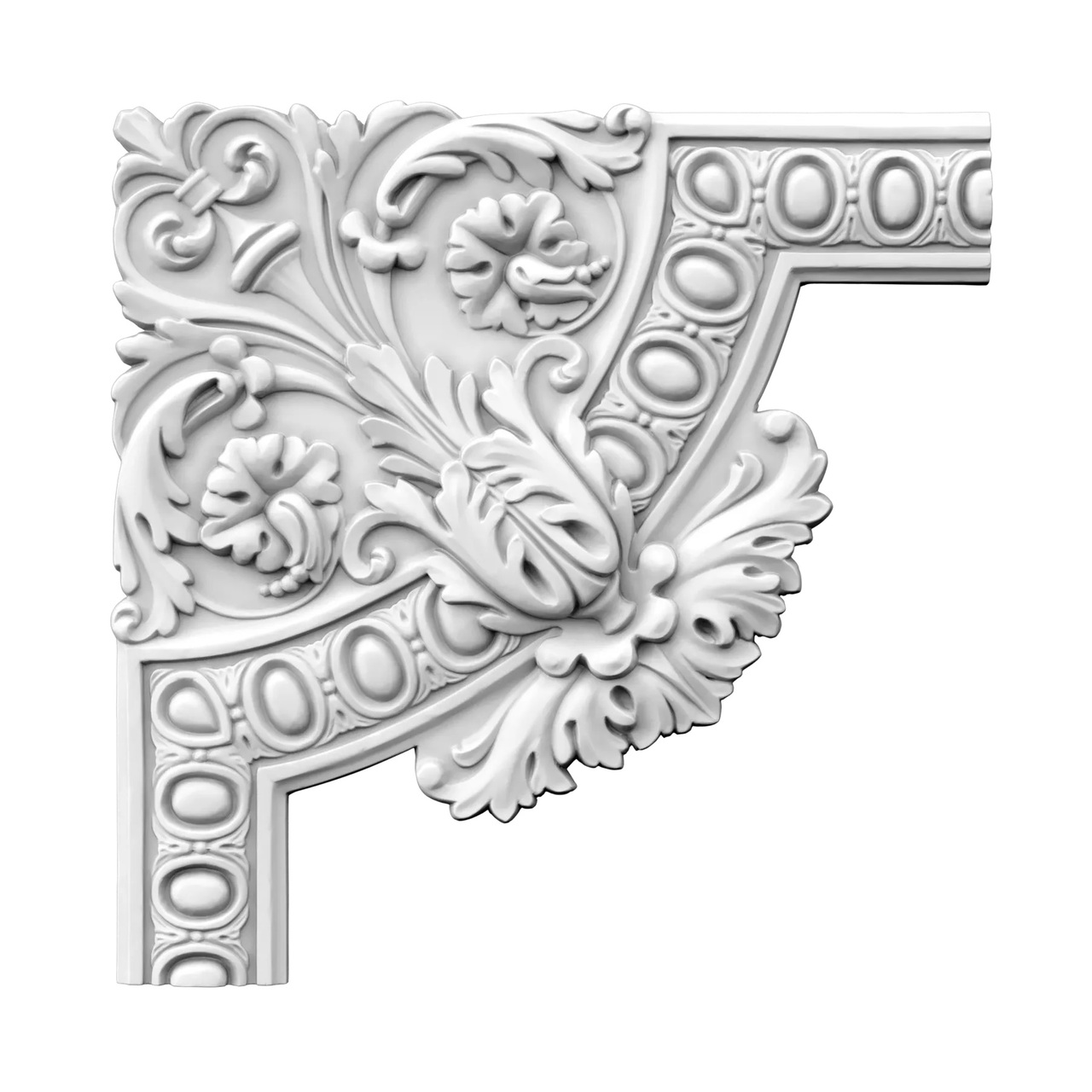 Кутовий елемент молдинга поліуретановий Gaudi Decor (CF 602A), ELITE DECOR - Зображення CF_602A.jpg