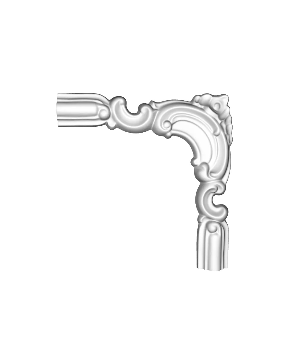 Угловой элемент молдинга полиуретановый Gaudi Decor (CF 612R), ELITE DECOR - Зображення CF_612R.jpg
