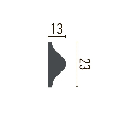 Молдинг з орнаментом поліуретановий Gaudi Decor (CR 3227), ELITE DECOR - Зображення CR_3227-.jpg